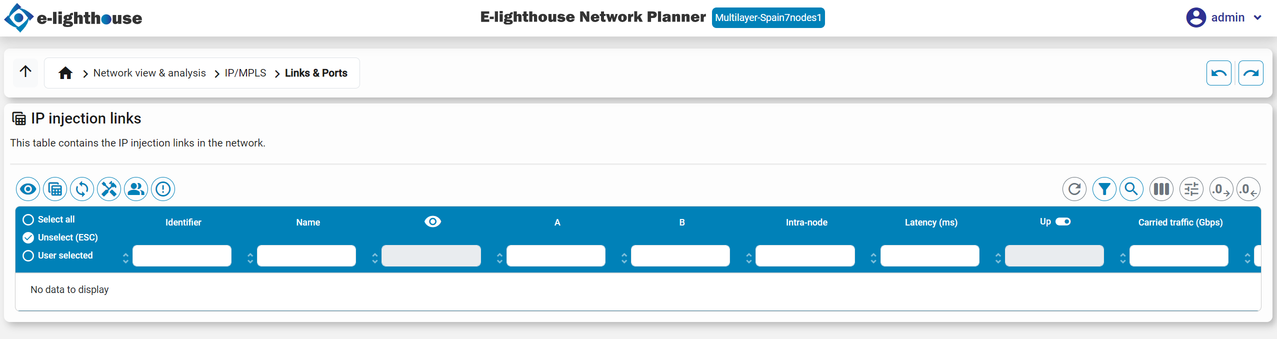 IP injection links